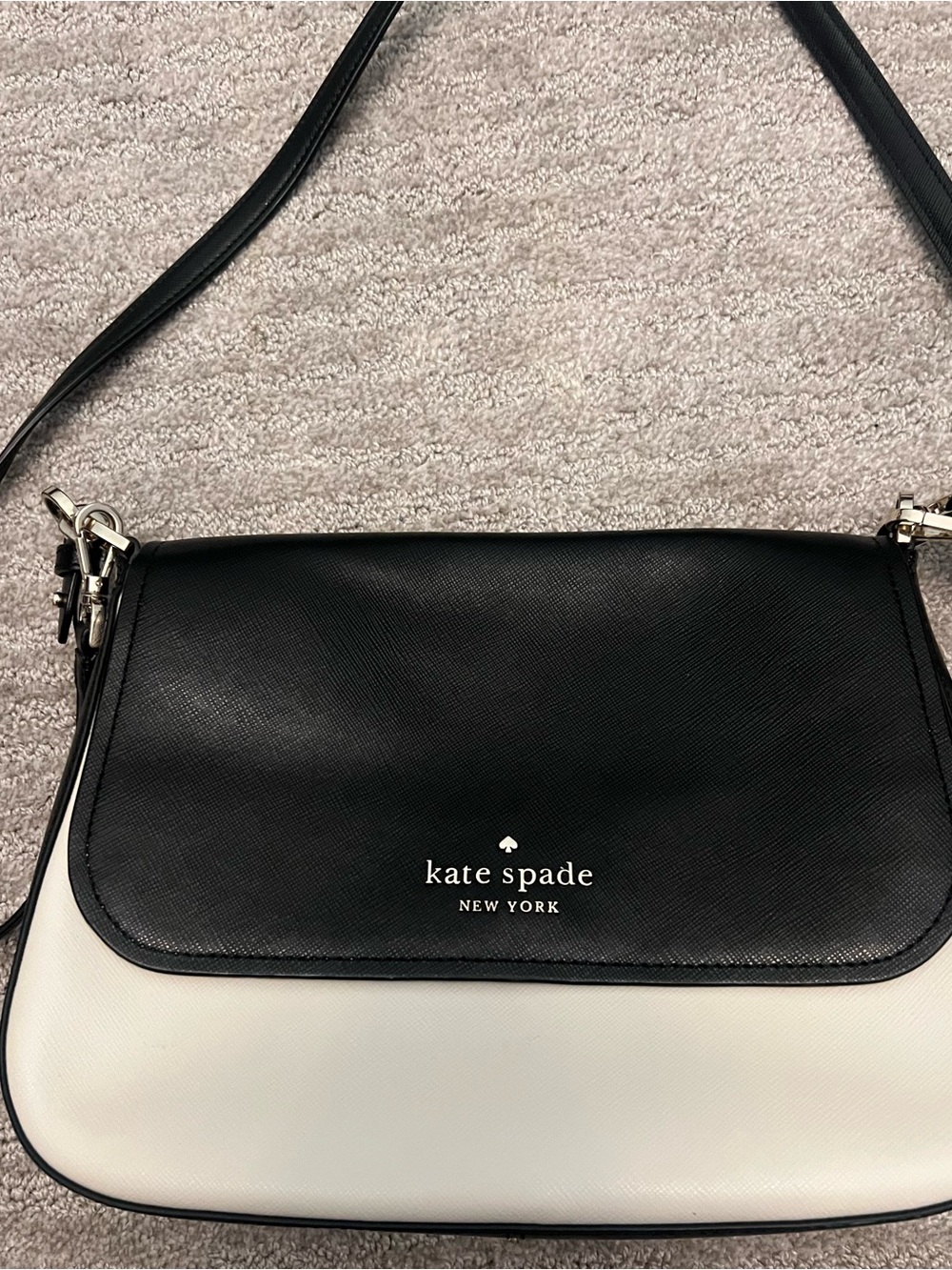 kate spade Two-Tone Black and White Crossbody Shoulder Bag